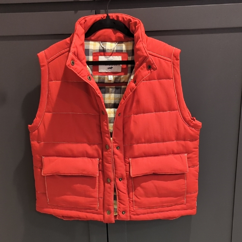Toad&Co Red Insulated Quilted Vest
